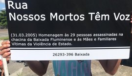 Ato em Nova Iguaçu, RJ, marca 14 anos da Chacina da Baixada