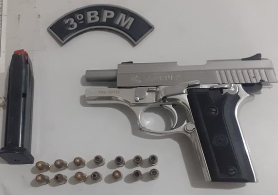 Polícia Militar apreende armas em Rio Largo e Girau do Ponciano