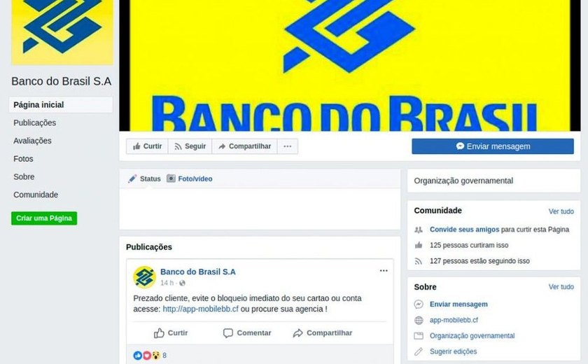 Perfis falsos de banco são descobertos no Facebook