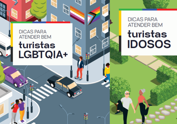 Conheça novos guias do MTur que contribuem para melhor atendimento a turistas idosos e LGBTQIA+