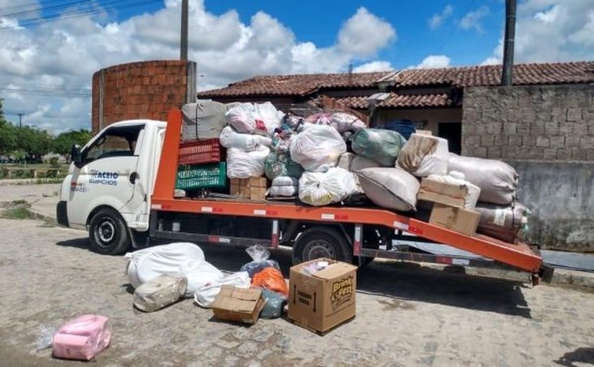 Polícia Militar recupera, em Maceió, veículo e carga roubados em Palmeira dos Índios