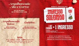 CRB inicia venda de ingressos para duelo contra o Novorizontino pela Série B