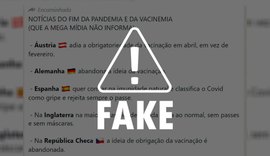 É falso que países tenham abandonado a vacinação contra a Covid-19