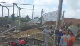 Galpão desaba e deixa vários trabalhadores gravemente feridos em Arapiraca