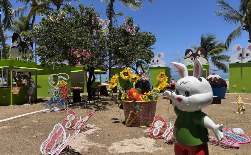 Vila Vestir Massayó com decoração de Páscoa será aberta nesta sexta-feira