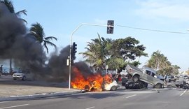 Acidente envolvendo sete veículos deixa um morto na Avenida da Paz