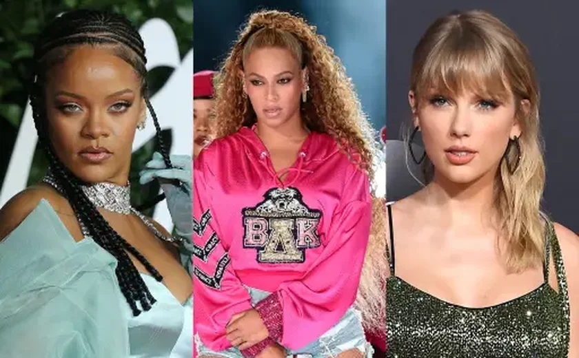 Cantoras Beyoncé, Rihanna e Taylor Swift estão entre os famosos mais ricos do planeta
