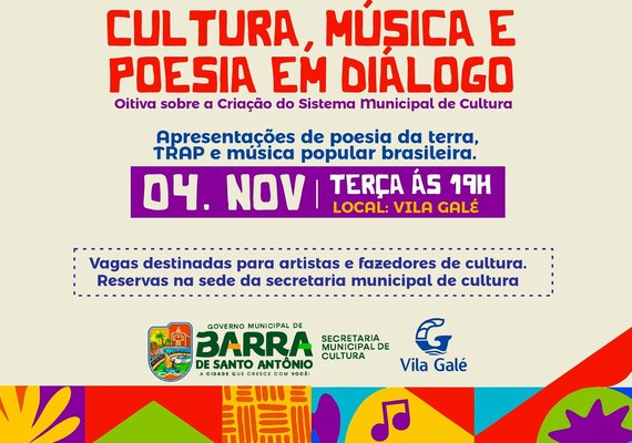 Prefeitura de Barra de Santo Antônio promove 1ª Bienal e reafirma compromisso com a valorização das expressões populares