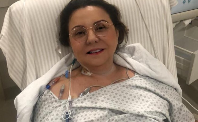 Tereza Nelma passa bem após terceira cirurgia em São Paulo