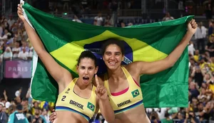 Duda e Ana Patrícia levarão bandeira do Brasil no encerramento