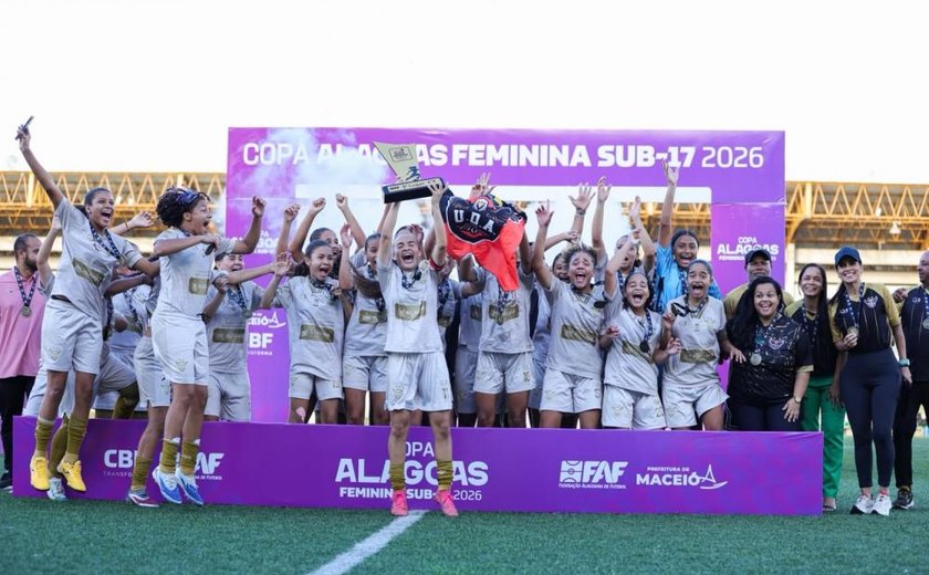 UDA conquista o tricampeonato da Copa Alagoas Feminina Sub-17