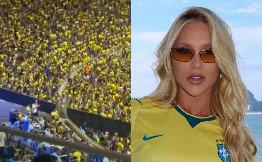 Virginia Fonseca é xingada pela torcida do Brasil após gol de Vini Jr. contra o Panamá; veja vídeo