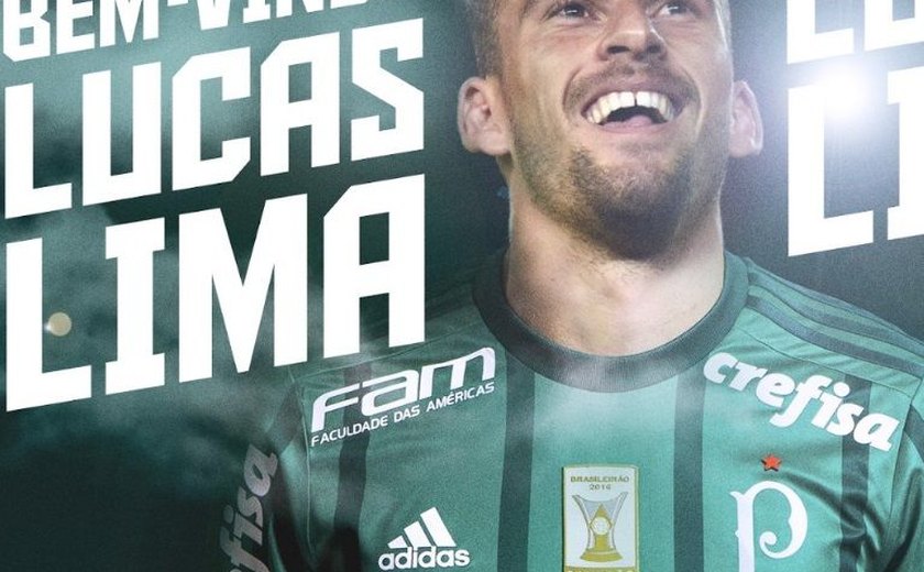 Meia Lucas Lima assina contrato com o Palmeiras por cinco anos