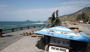 Estrada do Pontal é liberada após obras de contenção na Praia da Macumba, no RJ