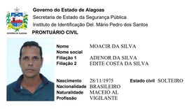 Homem é encontrado morto em Rio Largo e IML de Maceió procura familiares