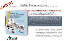 Livro 'Medidas antropométricas' será lançado na quinta-feira (11)