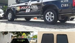 Polícia Civil prende dupla e recupera celulares roubados em Maceió