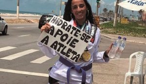 Atleta alagoana vende água mineral para disputar competições