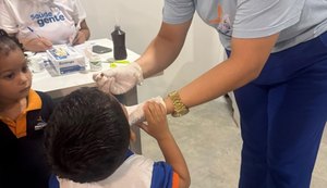 Saúde leva suplementação de vitamina A ao Gigantinho no Santos Dumont