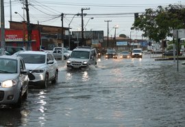 Em Maceió, já choveu 28 milímetros nas últimas 24 horas