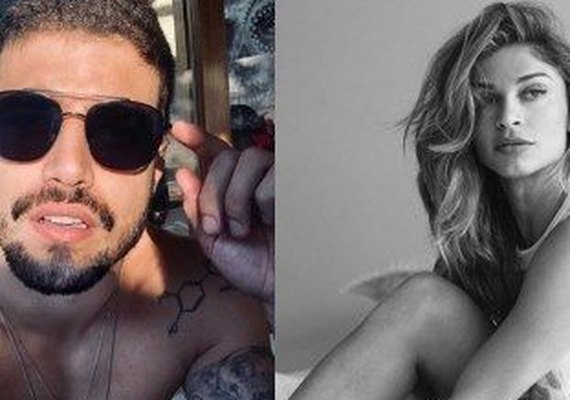 Caio Castro e Grazi Massafera são vistos aos beijos no aniversário de Huck