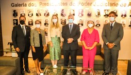 Prefeito Adelmo Calheiros representa AMA em solenidades no Tribunal de Justiça