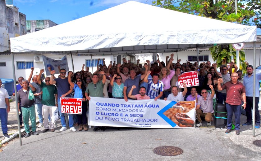 Nova paralisação dos trabalhadores da CASAL que permanecem em ‘‘Estado de Greve’’