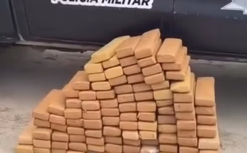 Idoso de 69 anos é preso com 105 kg de maconha dentro de carro em Marechal Deodoro