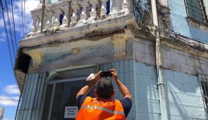 Defesa Civil inicia vistorias no Centro de Maceió