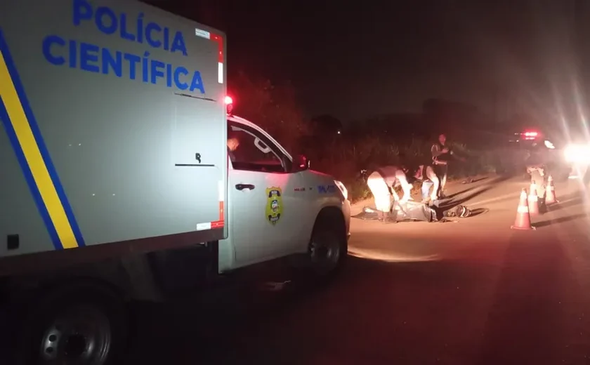 Motociclista morre após ser atingido por carro e motorista fugir sem socorro em Lagoa da Canoa