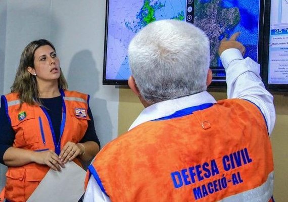Defesa Civil de Maceió já registrou desde domingo passado 428 ocorrências