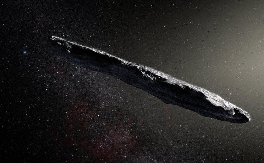 Misterioso objeto interestelar Oumuamua pode ter água embaixo de sua crosta