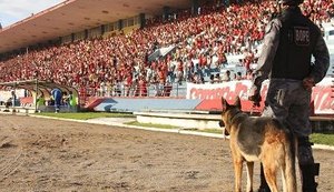 Policiamento do clássico CSA x CRB terá o emprego de mais de 470 militares