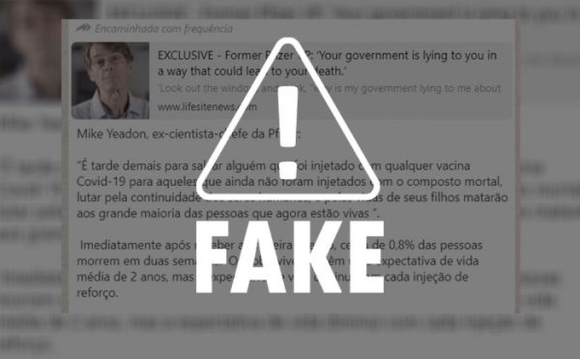 É falso que vacinas reduzam a expectativa de vida como afirma teoria conspiratória