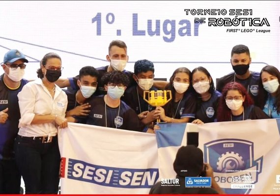 Rede Sesi inicia temporada com bicampeonato regional de Robótica na Bahia