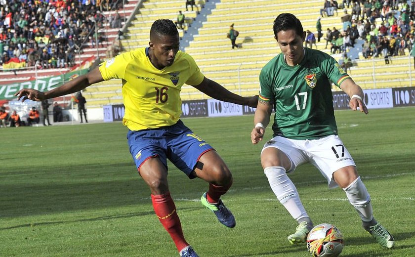 Equador marca nos instantes finais e empata com a Bolívia em La Paz