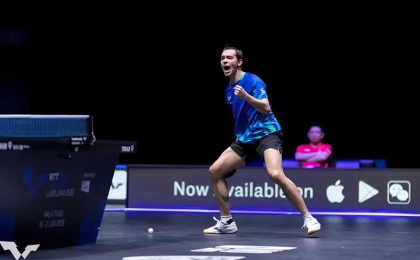 Hugo Calderano cai na final e perde chance do tri no WTT da Eslovênia