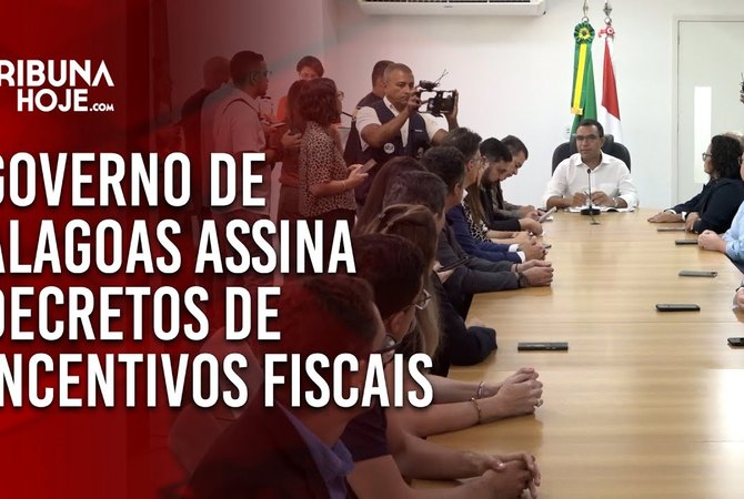 Governo de Alagoas assina decretos de incentivos fiscais