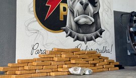 Polícia Militar apreende quase 80 kg de maconha durante operação na Grota do Rafael, em Maceió