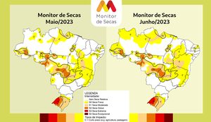 Última atualização do Monitor de Secas indica aumento da área com seca no Nordeste