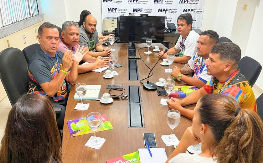 MPF recebe grupos culturais atingidos pelo desastre da Braskem em Maceió