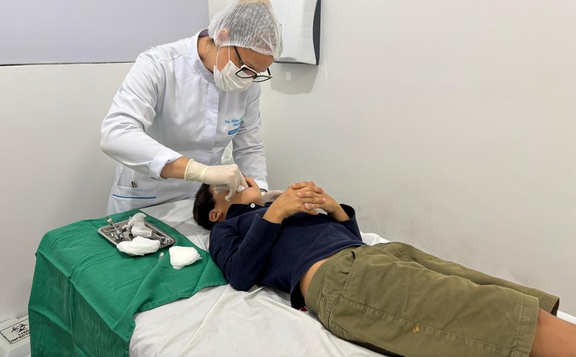 Serviço de Odontologia do Hospital da Criança realiza procedimento para retirar o freio lingual