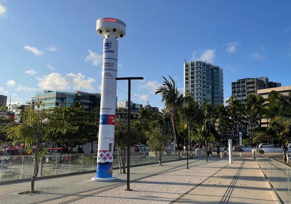 Novo sistema de videomonitoramento começa a funcionar em Alagoas