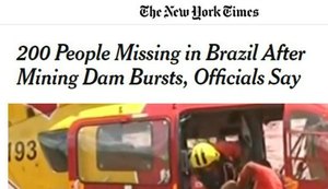 Tragédia em Brumadinho é destaque na imprensa internacional