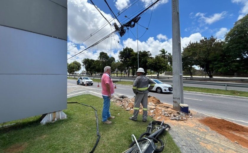 Ilumina identifica intervenção inadequada da Equatorial em rede elétrica na Durval de Góes Monteiro