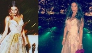 Namorada de Cauã Reymond arruma outra confusão com vestido ‘clonado’ em baile
