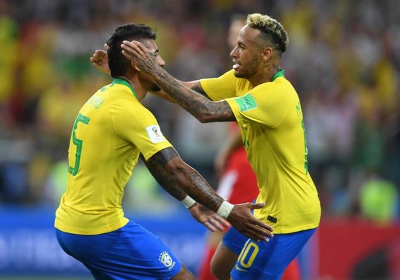 Brasil vence a Sérvia e enfrenta o México na próxima segunda-feira