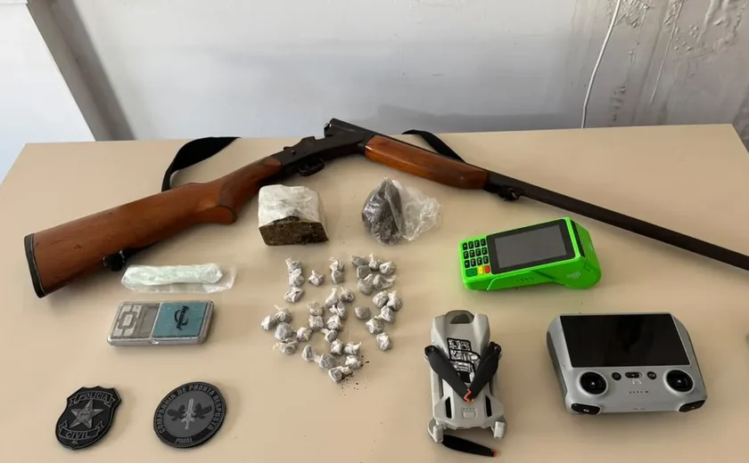 Operação apreende drone que seria usado para monitorar policiais em São Miguel dos Milagres