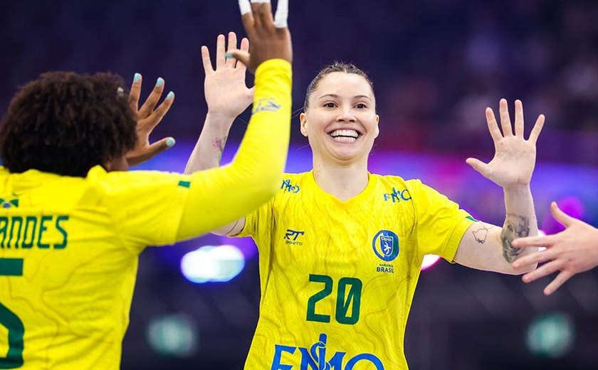 Brasil abre 2ª fase do Mundial de handebol com vitória sobre Coreia do Sul