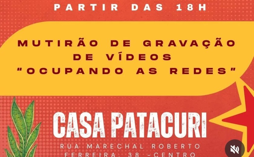Artistas de Alagoas promovem mutirão de vídeos em apoio à reeleição de Lula